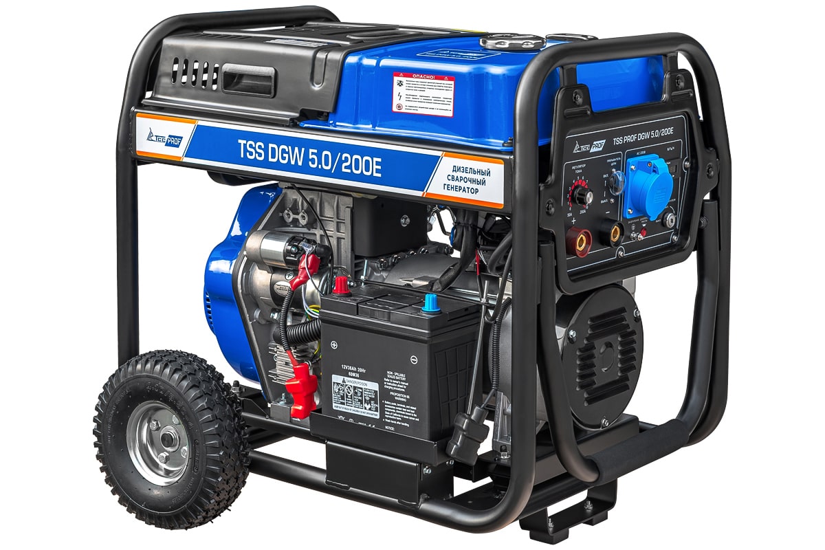 картинка Дизельный сварочный генератор TSS PROF DGW 5.0/200E