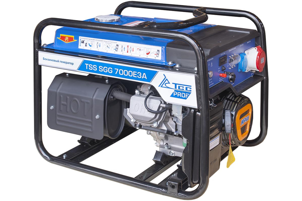 Бензиновый генератор 7 кВт с АВР ТСС SGG 7000E3A 033524